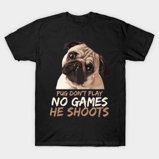 Shooter Pug T-Shirt